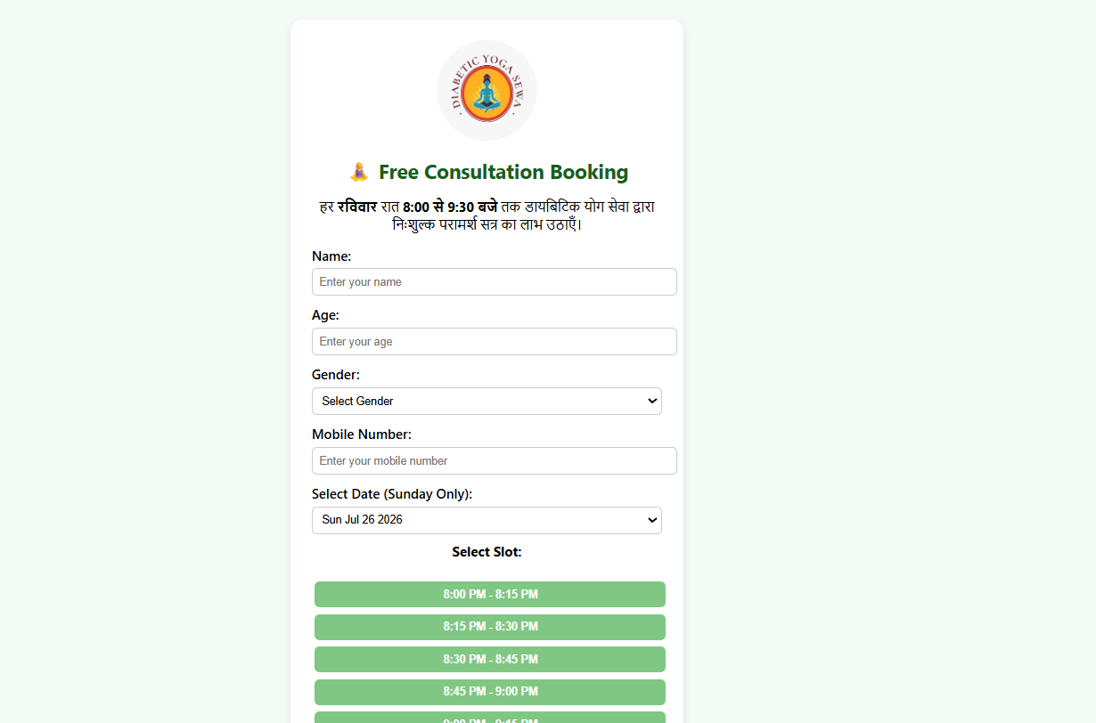 Appointment Booking